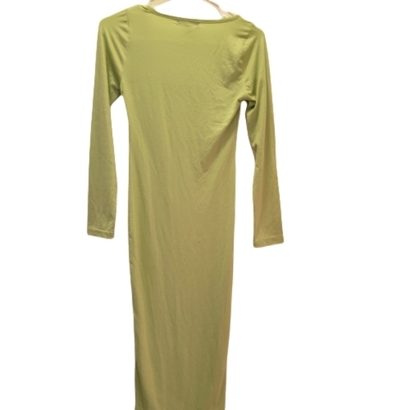 𝅺missguided bodycon green maxi dress - Picture 4 of 4